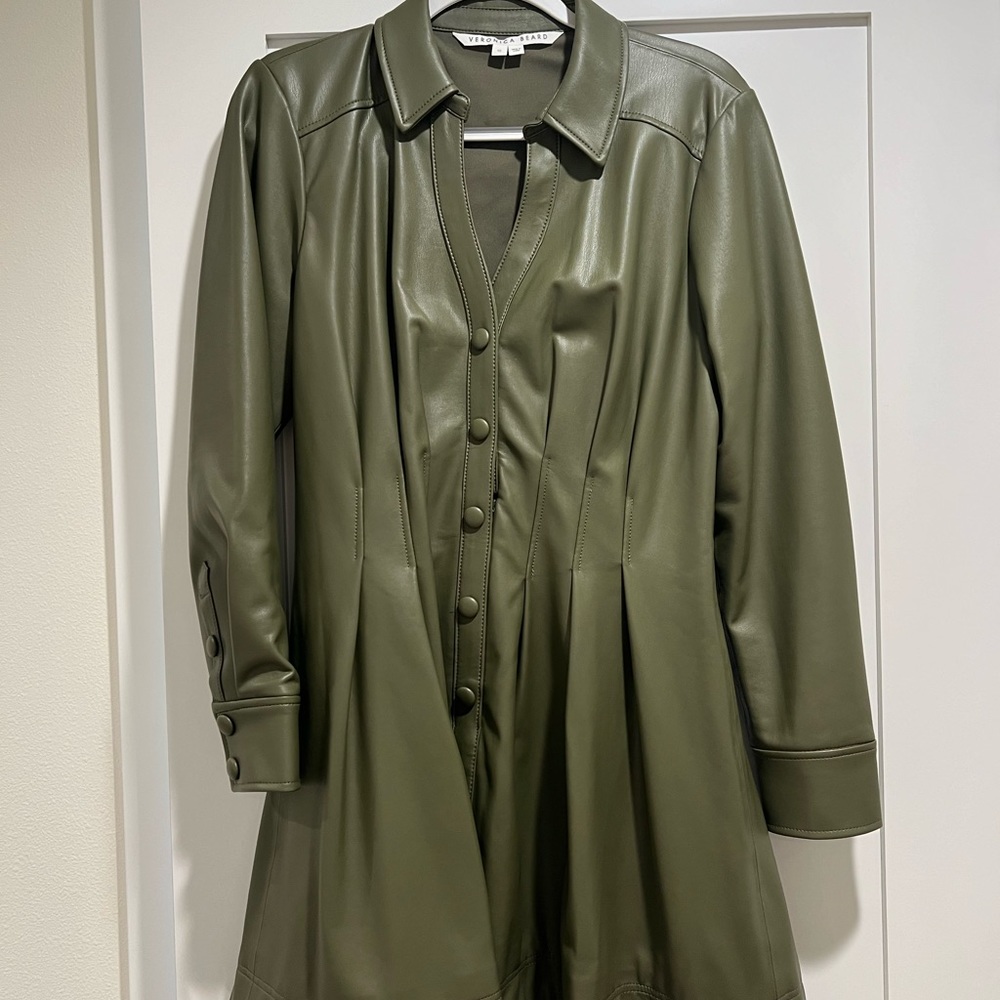 Veronica Beard Ameeta Dress in Green - Picture 2 of 4